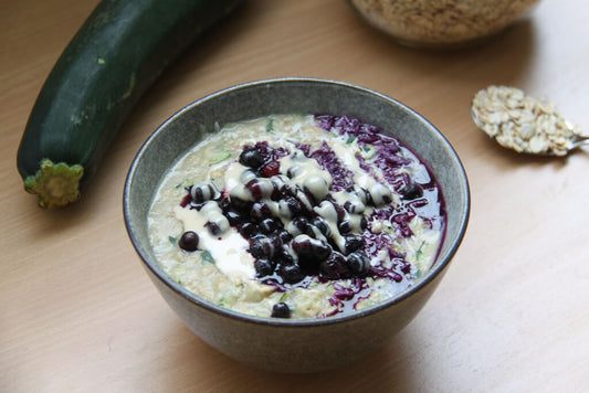 Rezept Zucchini Porridge mit Haferflocken