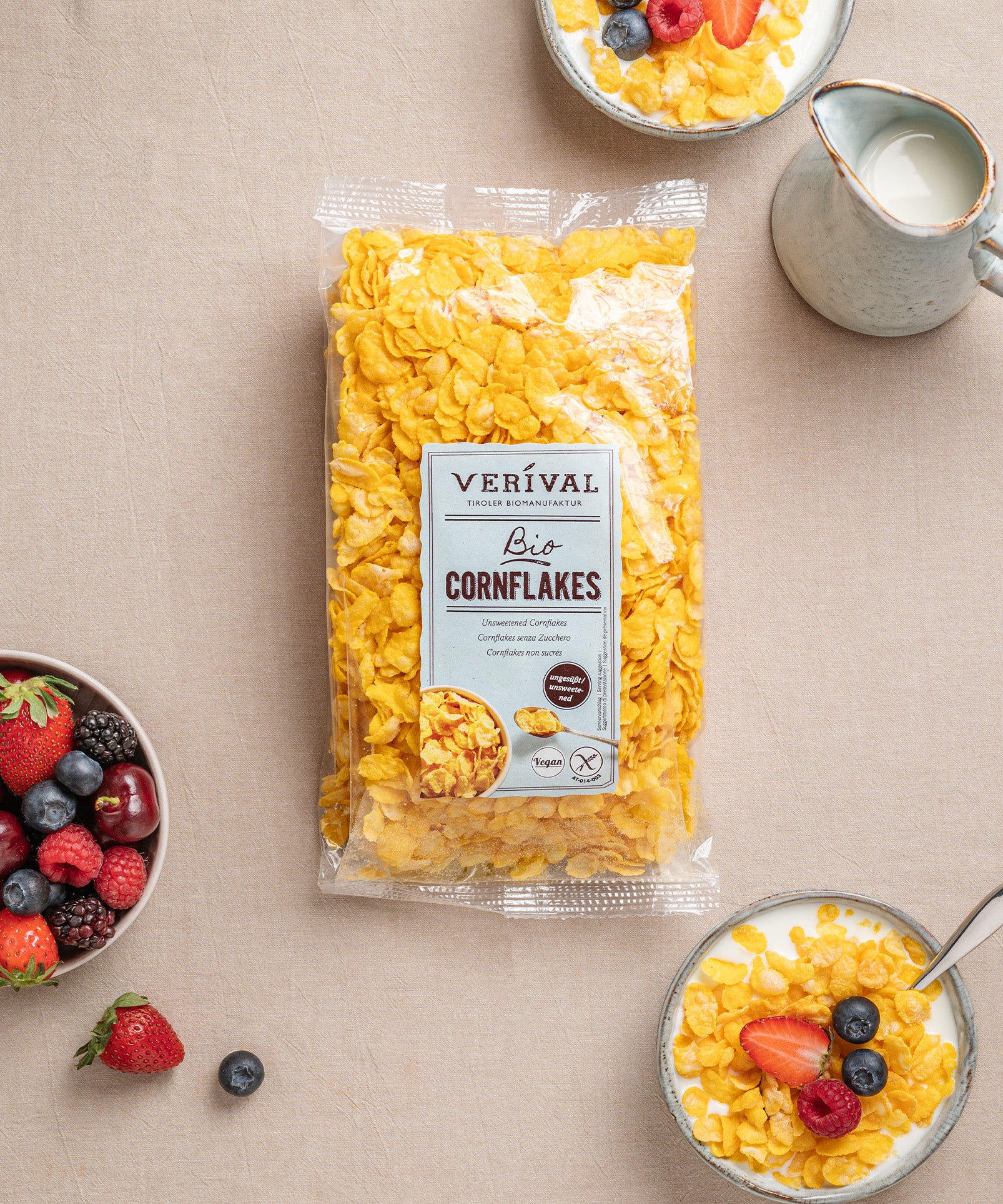 400020 - Cornflakes ungesüßt, 250g