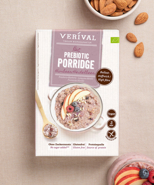 Prebiotic Porridge Himbeer-Heidelbeer