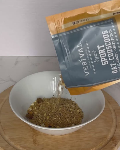 Protein Hafer-Couscous Ras el Hanout-Süßkartoffel